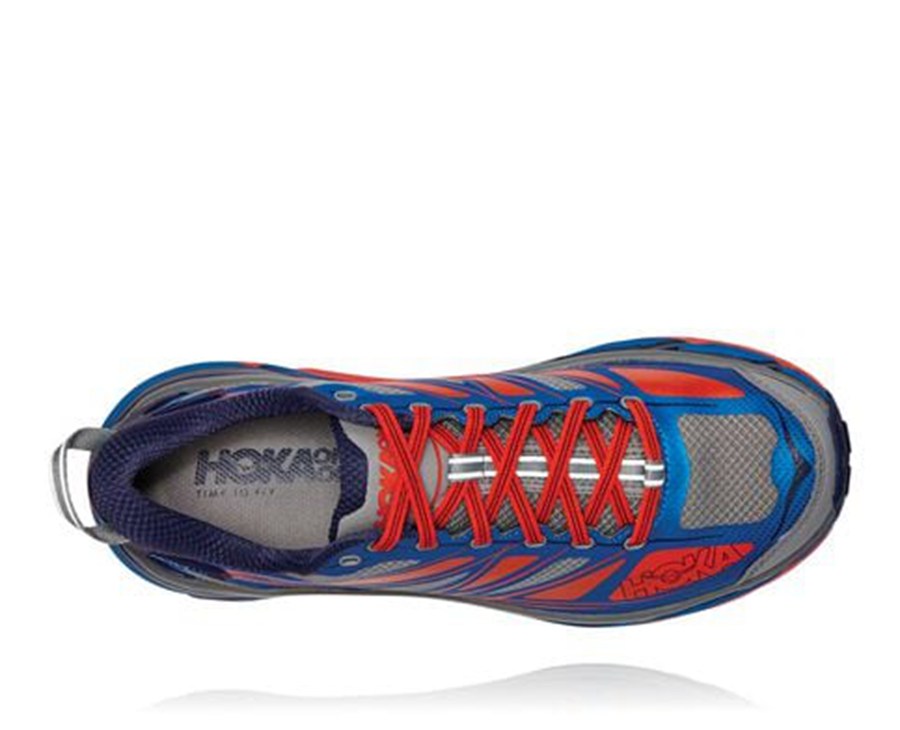 Hoka One One トレイルシューズ メンズ 青 - Mafate Speed 2 - EJ1250834